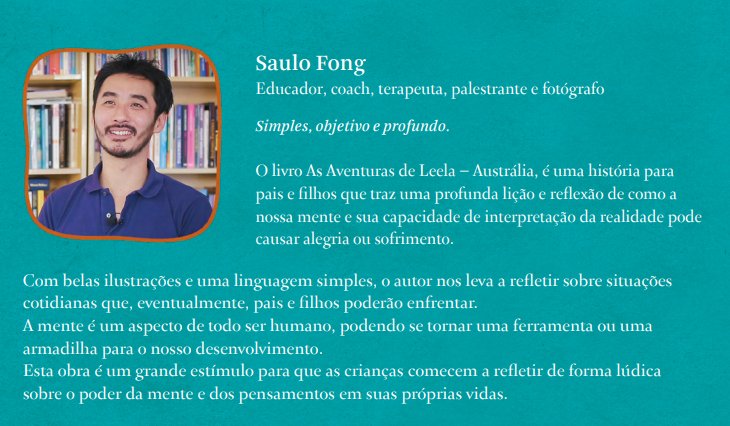Clique para ampliar Saulo Fong — educador, coach e terapeuta